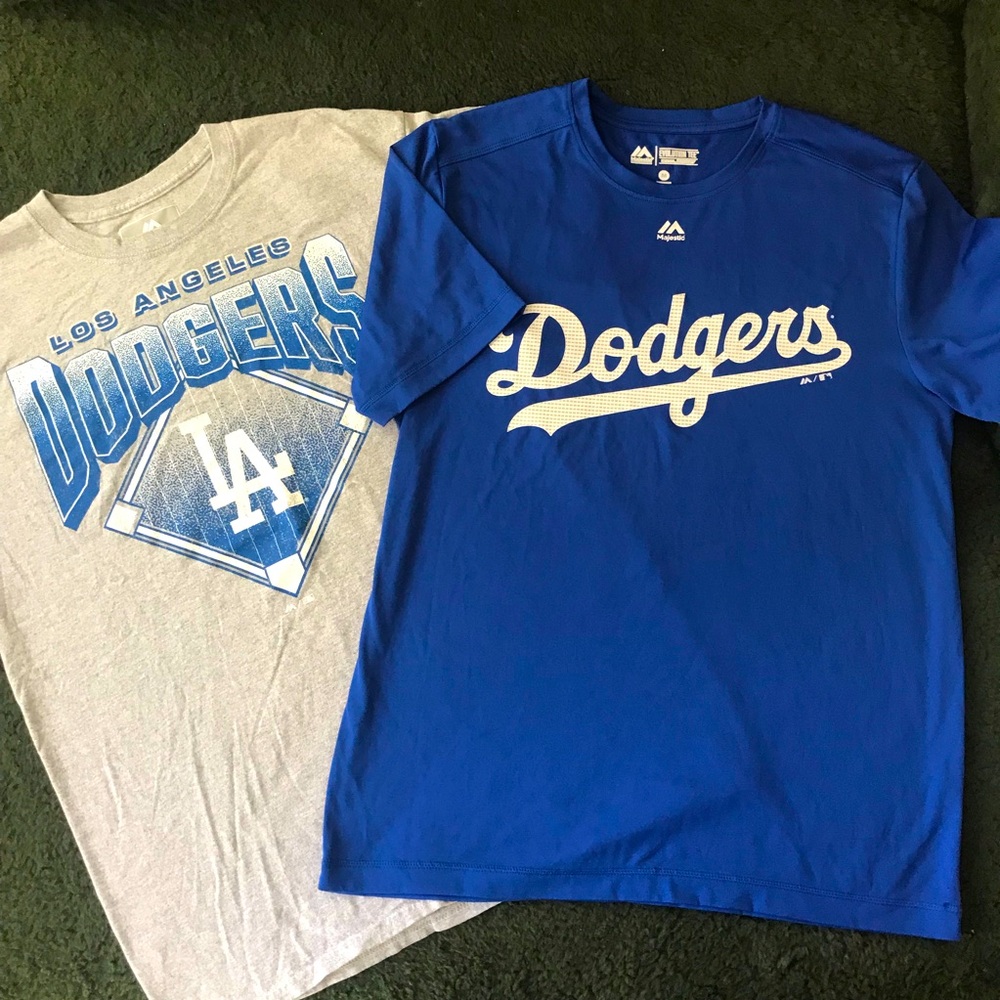 🟤Men’s Bundle Los Angeles Dodgers Men’s T-Shirt Set - Blue and Gray - Picture 1 of 10